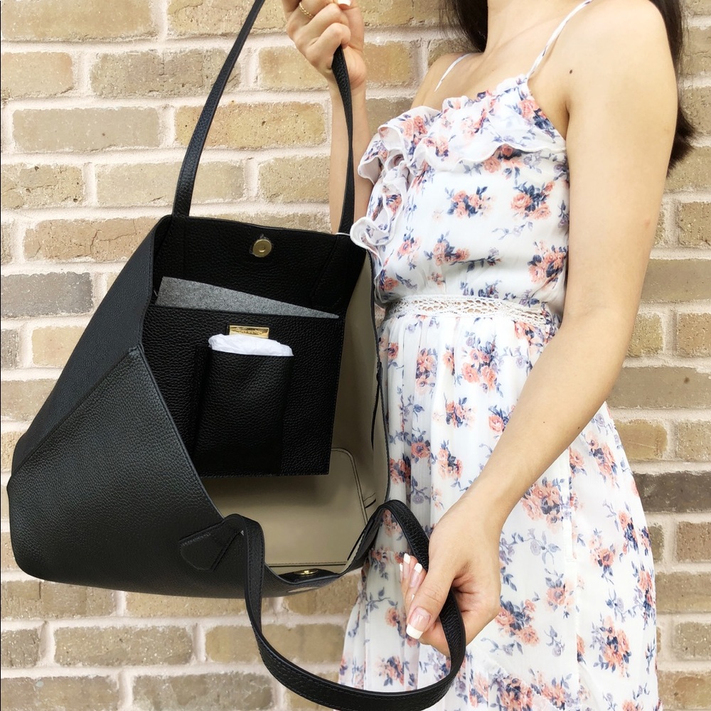 Tory Burch Perry Brody Tote Black - Picture 4 of 7